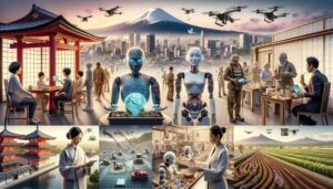 inteligência artificial resolução escassez mão de obra Japão